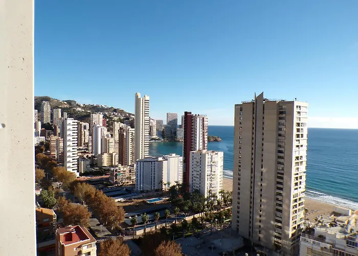 Apartmán Con Jacuzzi, Sauna, Gimnasio Y Piscina Enfrente Del Mar