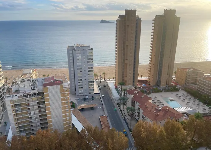 Con Jacuzzi, Sauna, Gimnasio Y Piscina Enfrente Del Mar Apartmán *