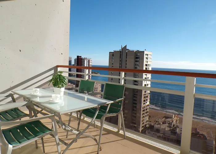 Apartmán Con Jacuzzi, Sauna, Gimnasio Y Piscina Enfrente Del Mar